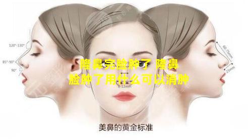 隆鼻完脸肿了 隆鼻脸肿了用什么可以消肿